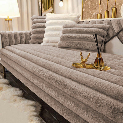 Soft Patterned Slip Resistant Sofa Cover for Home