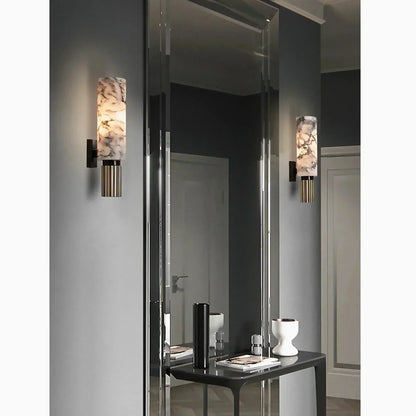 Modern Dimmable Marble Wall Light Fixture