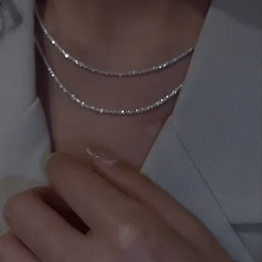 Elegant Silver Necklace With Simple Star Pendant