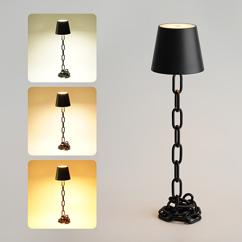 Contemporary Metal Link Desk Lamp