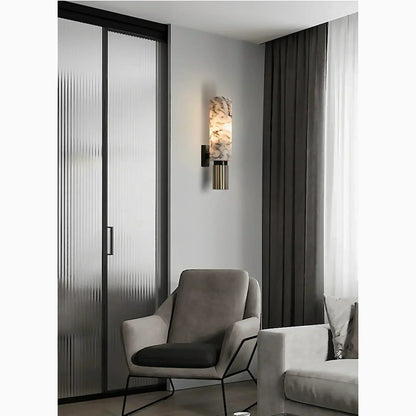 Modern Dimmable Marble Wall Light Fixture