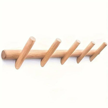 Natural Wood Storage Shelf