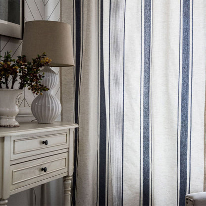 Dark Grey and Beige Thermal Blackout Curtains