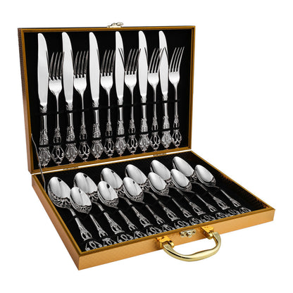 Durable Metal Kitchen Utensil Set with Polished Finish