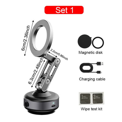 Strong Magnetic Car Phone Mount With Adhesive Base