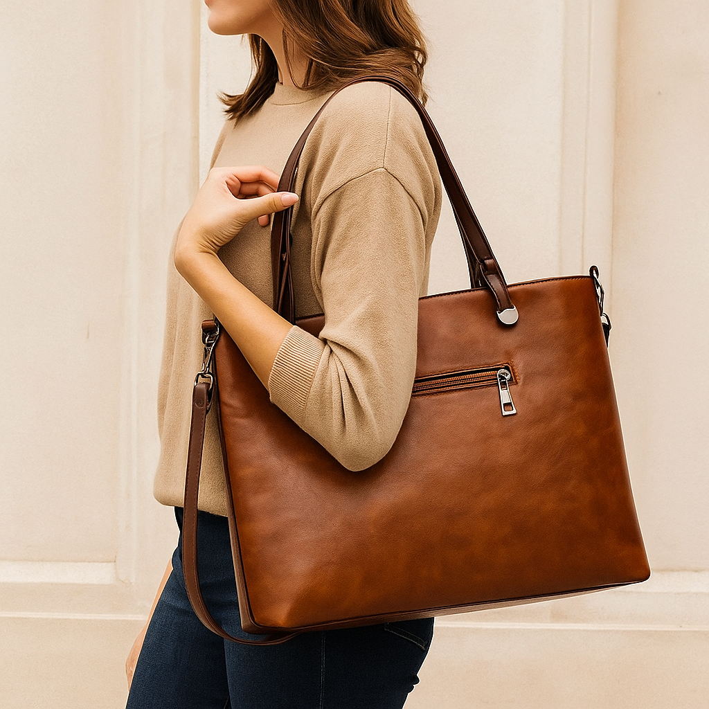 Classic Ladies Large Shoulder Bag - Lusomart