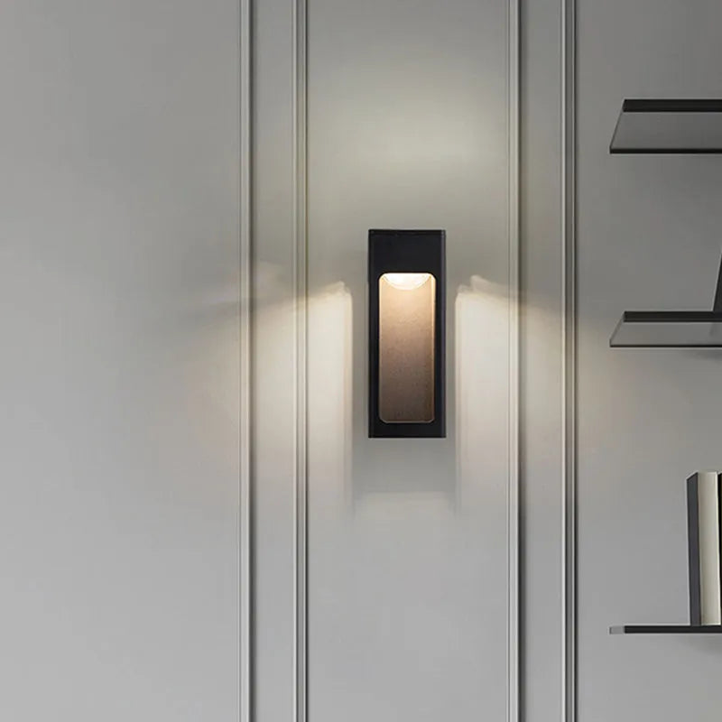 Slim Weatherproof Exterior Wall Lamp