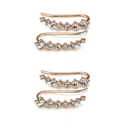 Sparkling Diamond Stud Earrings