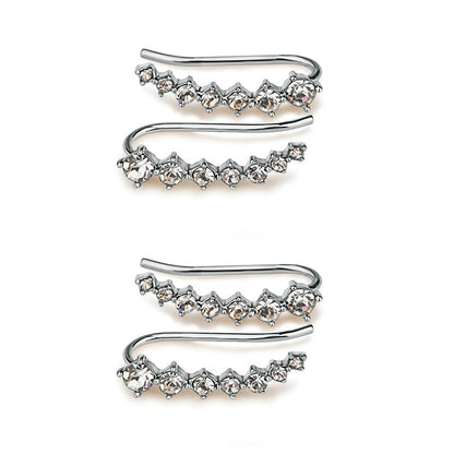 Sparkling Diamond Stud Earrings