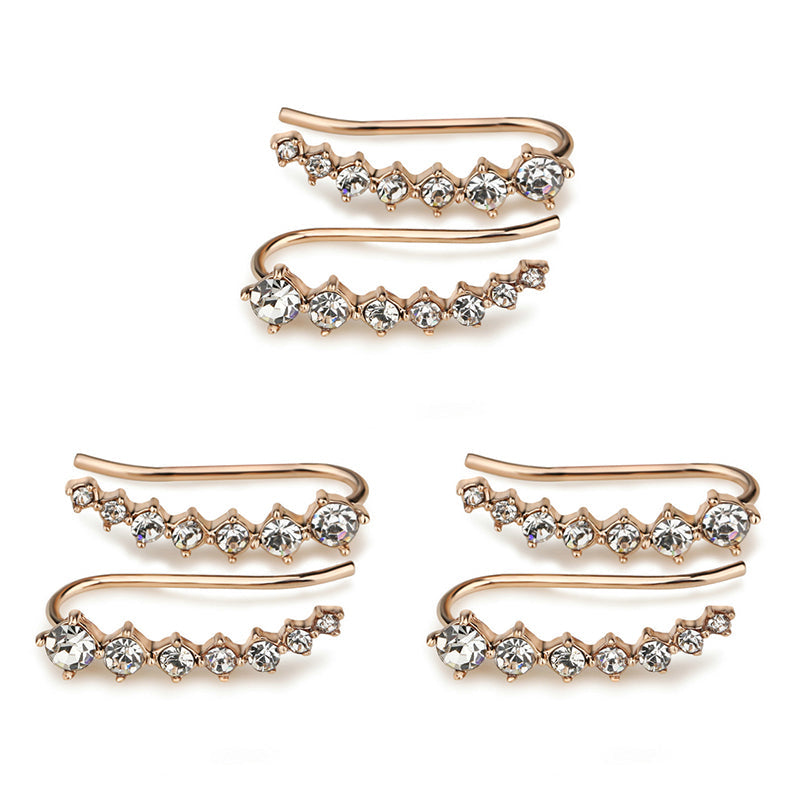Sparkling Diamond Stud Earrings