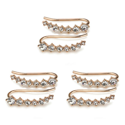 Sparkling Diamond Stud Earrings