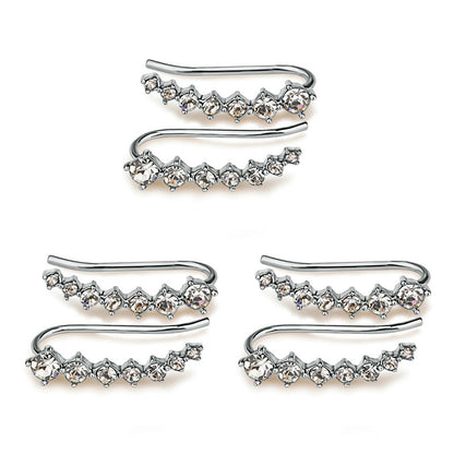 Sparkling Diamond Stud Earrings