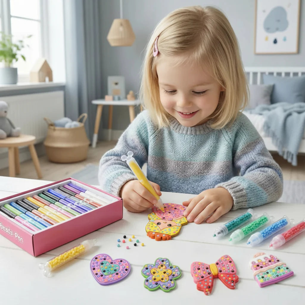 Fun DIY Bead Art Kit for Kids Creative Play