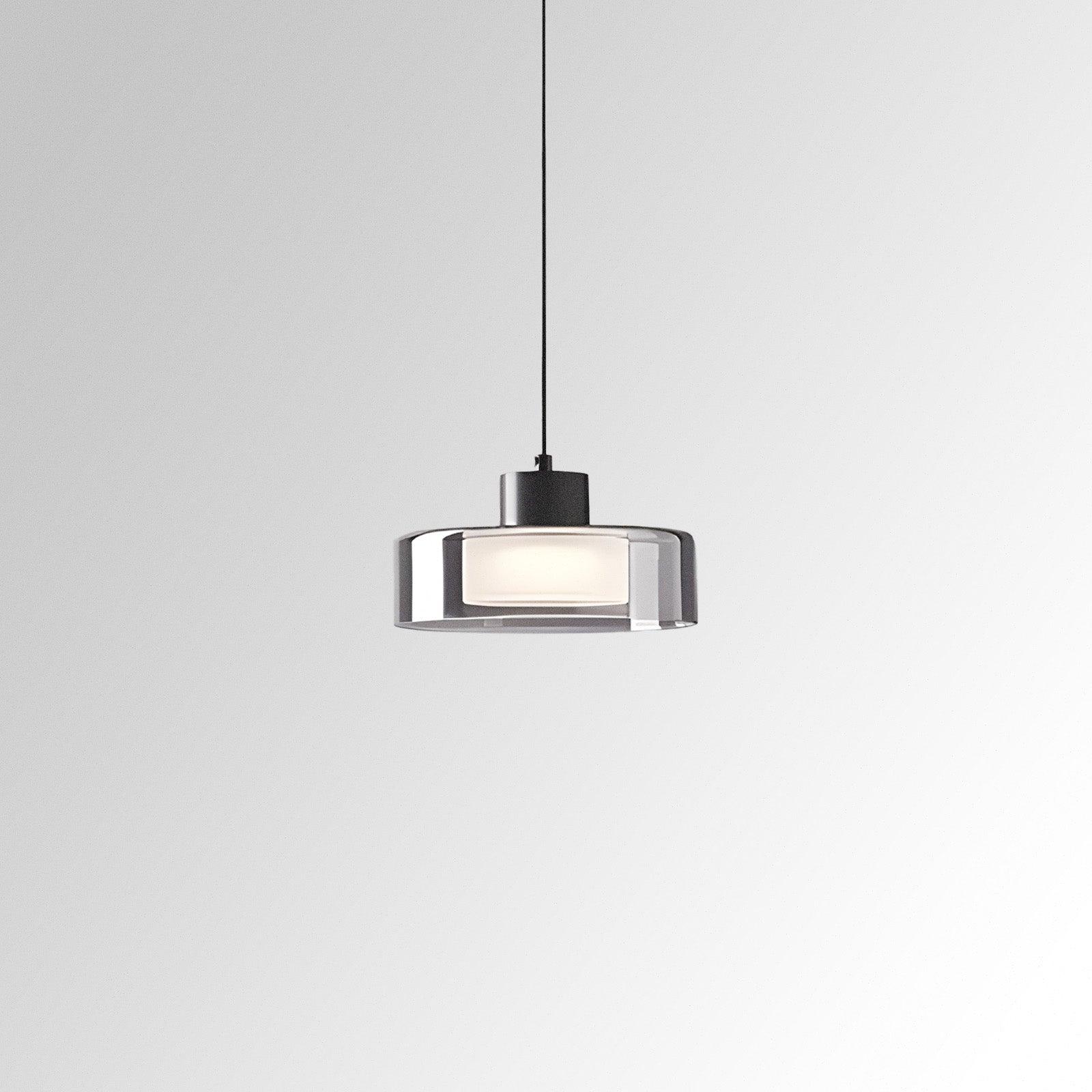 Sleek Clear Glass Hanging Lamp - Lusomart