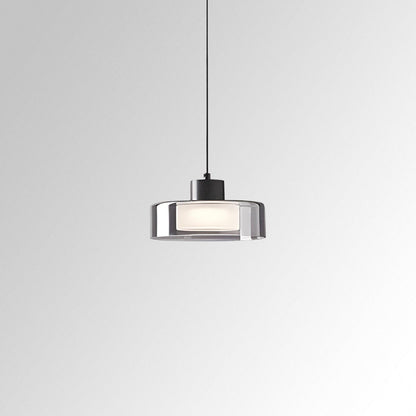 Sleek Clear Glass Hanging Lamp - Lusomart