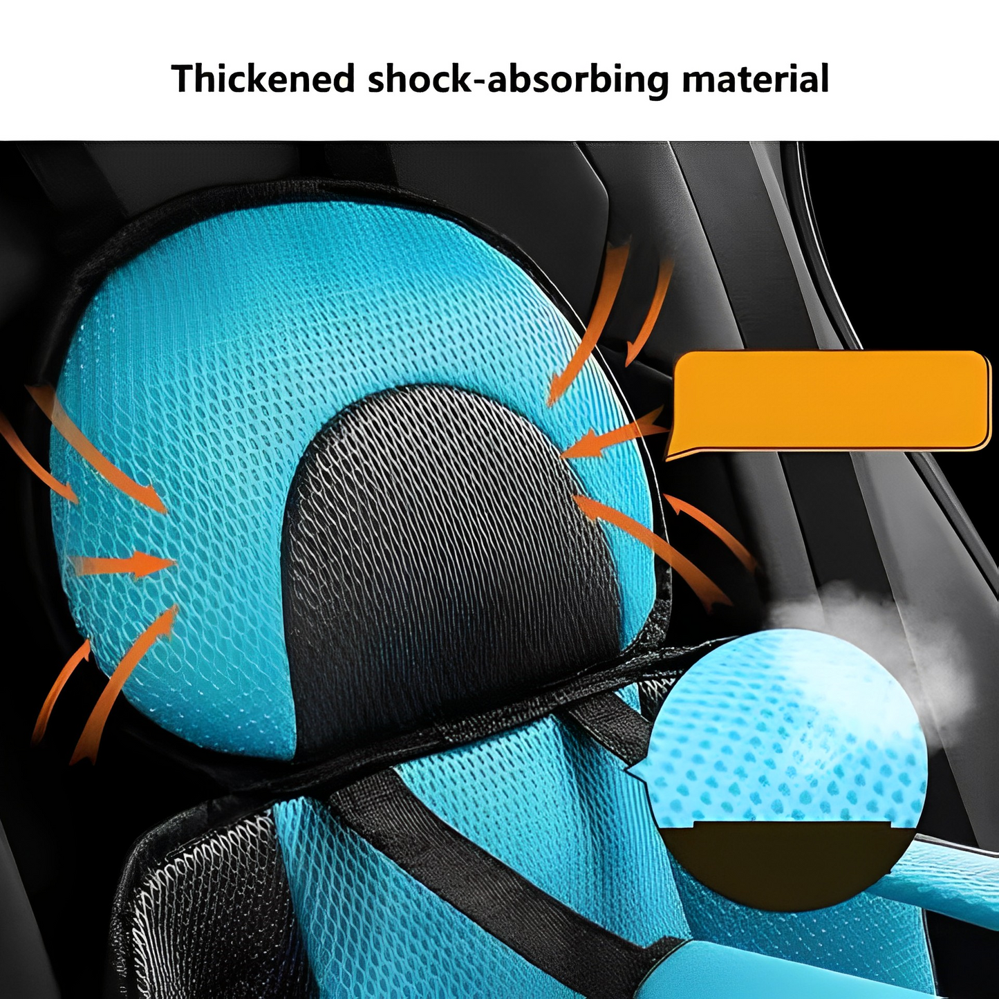 Compact Baby Car Seat Portable Travel Booster