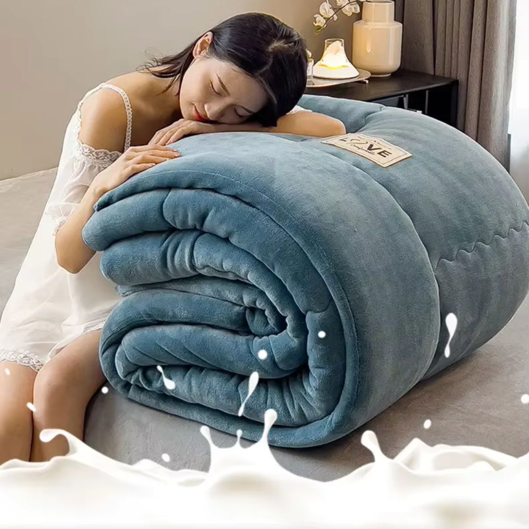 Plush Oversized Soft Double Layer Fleece Throw Blanket - Lusomart