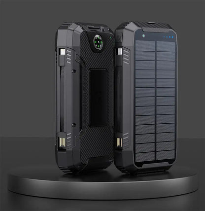 Portable Solar Powered Waterproof Battery Charger