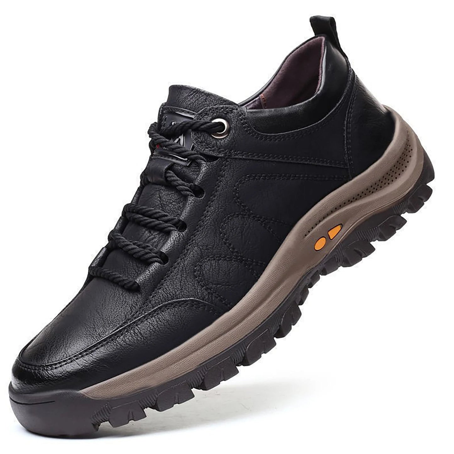 Comfortable Men's Walking Shoes with Arch Support and Grip