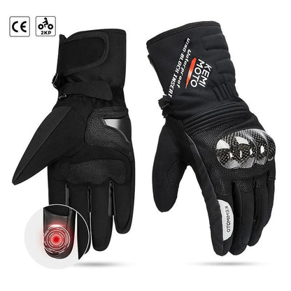 Warm Waterproof Motorcycle Gloves for Cold Weather