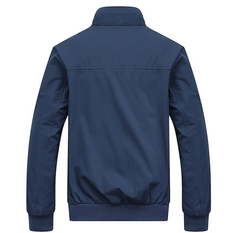 Thin Mens Casual Bomber Jacket For Spring Fall Wear