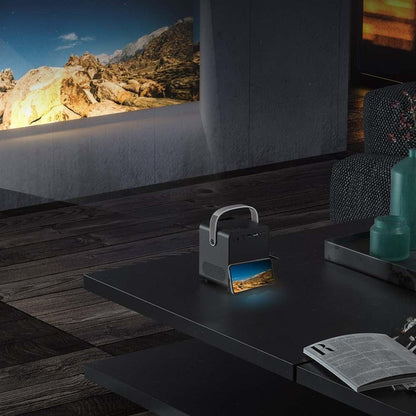 Compact Portable Outdoor WiFi Projector 5000 Lumens
