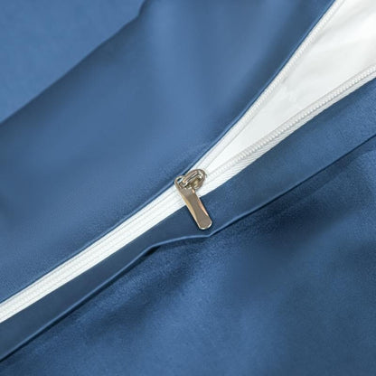 Soft Luxury Blue Bedding Duvet Cover Set – Egyptian Cotton