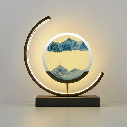 Calming Wave Sand LED Table Lamp