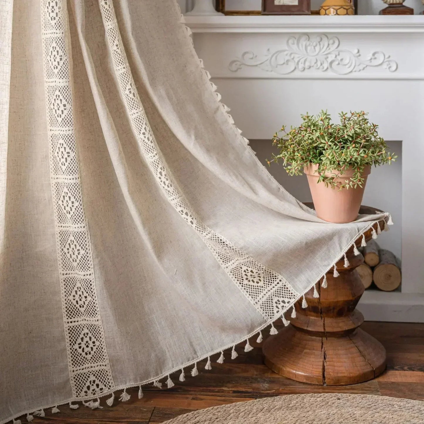 Lightweight Semi Sheer Window Curtain For Gentle Sunlight