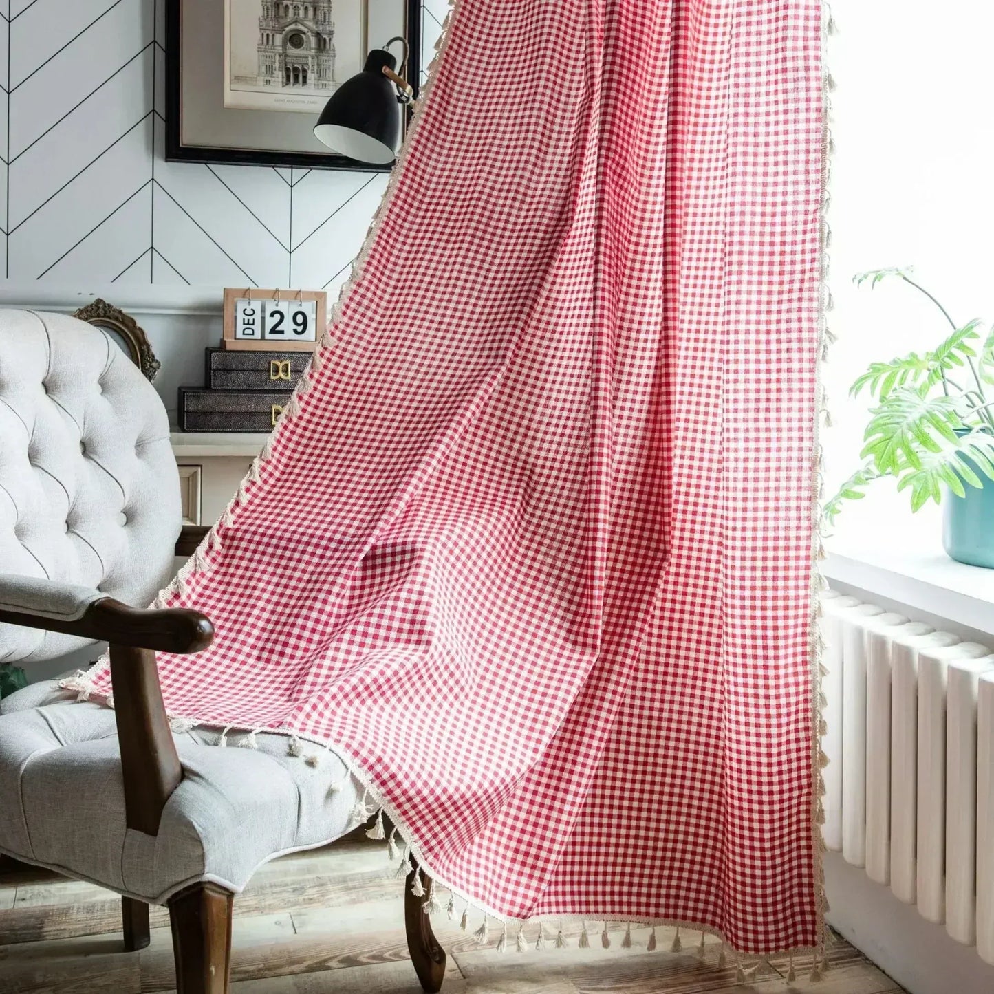 Lightweight Semi Sheer Window Curtain For Gentle Sunlight