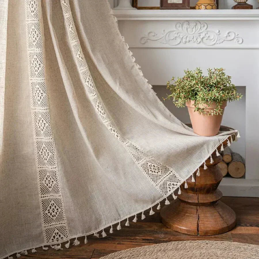 Lightweight Semi Sheer Window Curtain For Gentle Sunlight