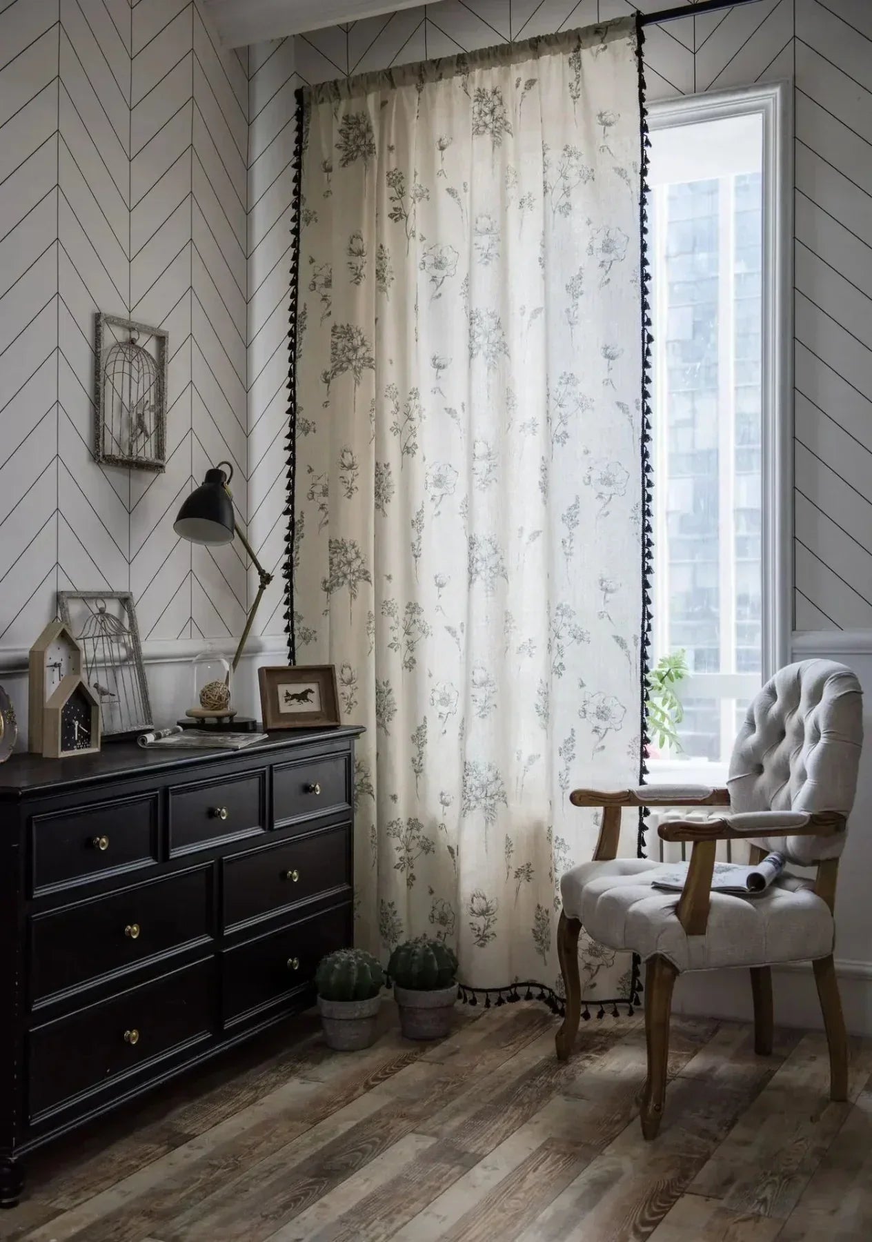 Lightweight Semi Sheer Window Curtain For Gentle Sunlight