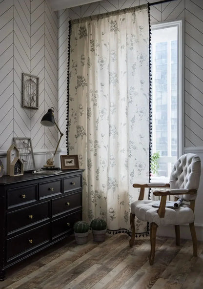 Lightweight Semi Sheer Window Curtain For Gentle Sunlight