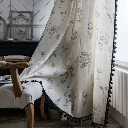 Lightweight Semi Sheer Curtain With Soft Flowing Fabric