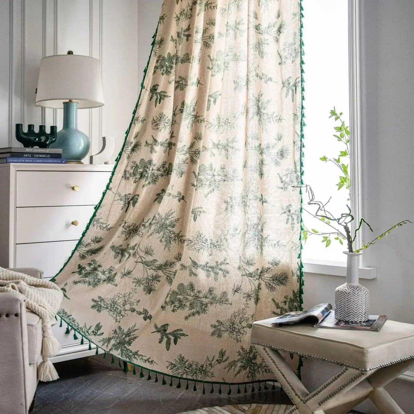 Lightweight Semi Sheer Curtain With Soft Flowing Fabric