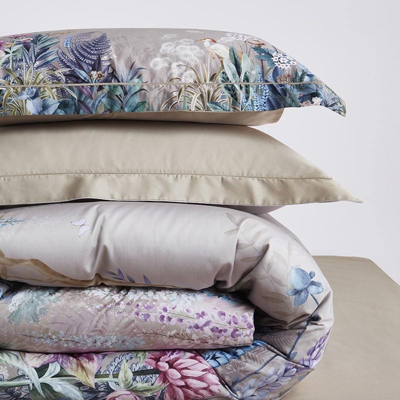 Soft Floral Pattern Egyptian Cotton Bed Set