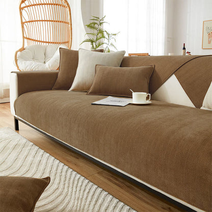 Soft Plush Water Resistant Sofa Slipcover