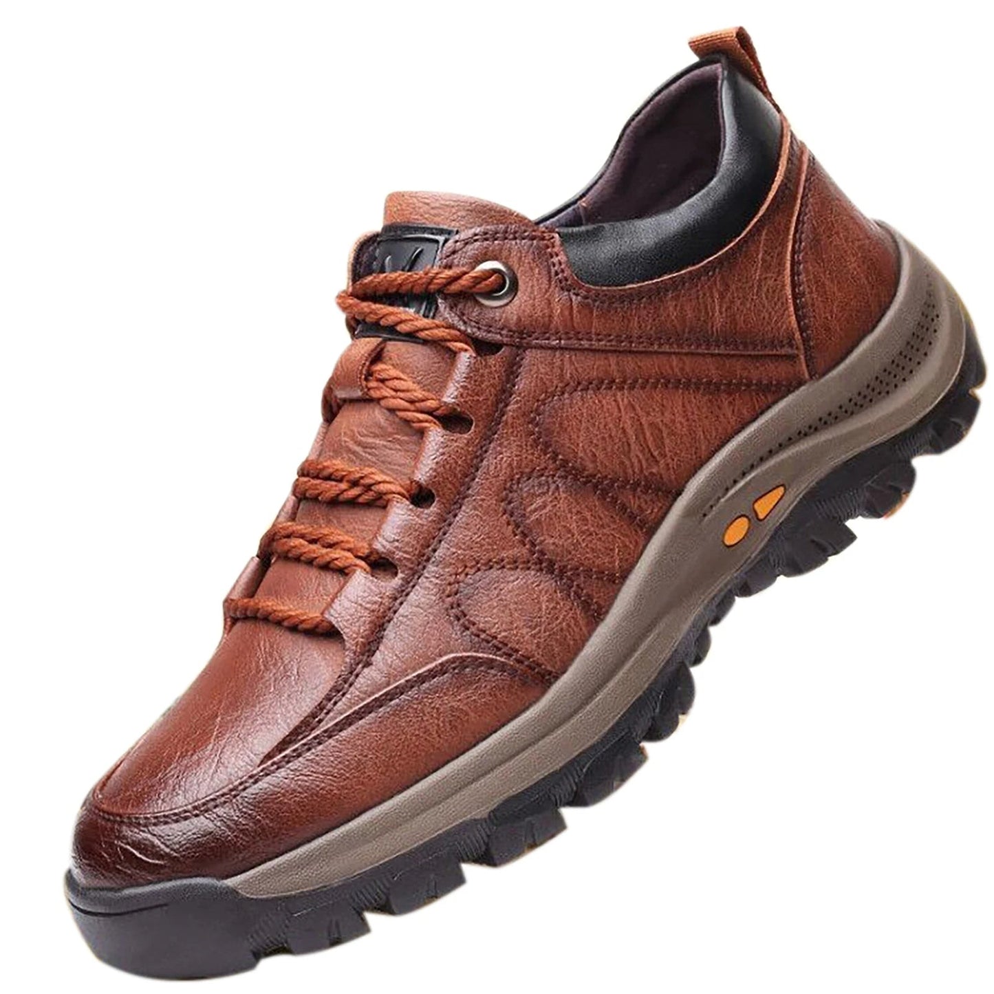 Comfortable Men's Walking Shoes with Arch Support and Grip