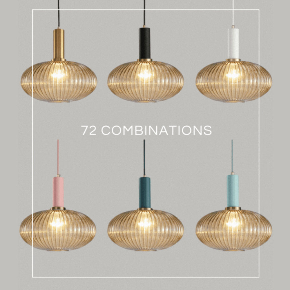 Sleek Glass Drop Pendant Light for Home Decor