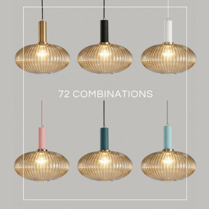 Sleek Glass Drop Pendant Light for Home Decor