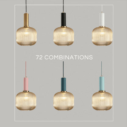 Sleek Glass Drop Pendant Light for Home Decor