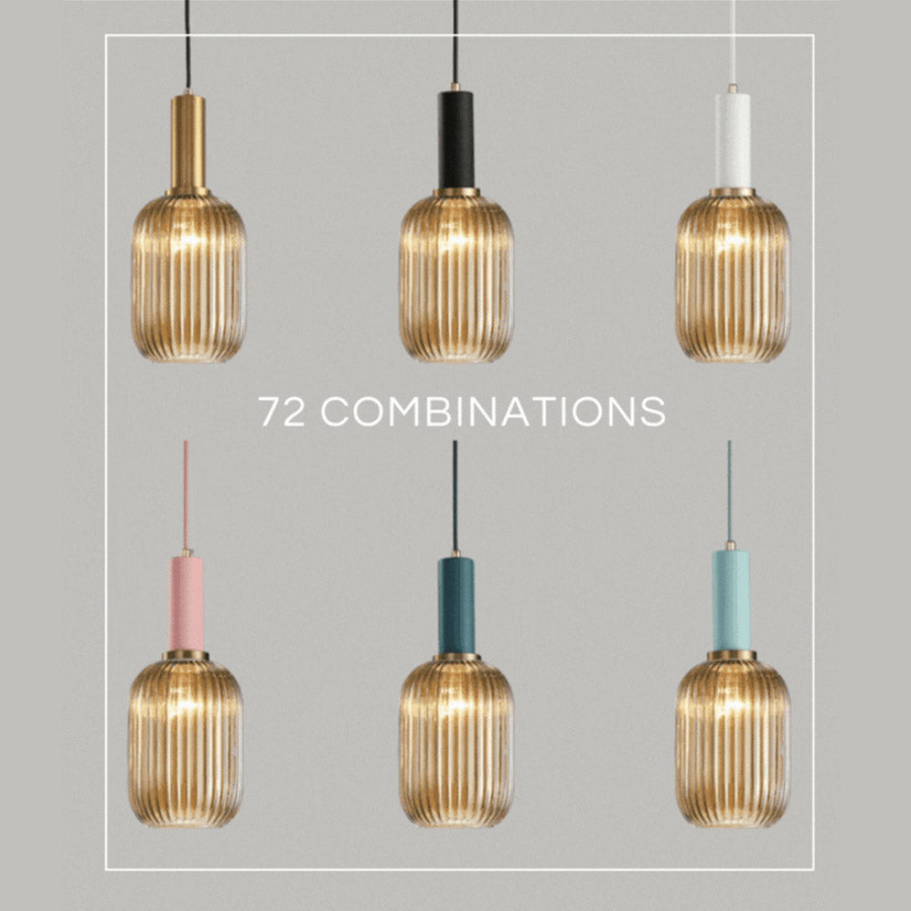 Sleek Glass Drop Pendant Light for Home Decor
