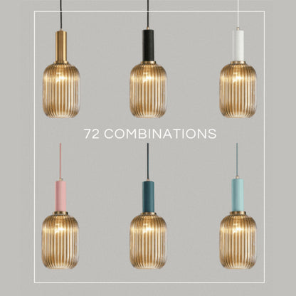 Sleek Glass Drop Pendant Light for Home Decor