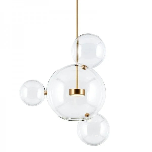 Glowing Round Hanging Light Fixture
