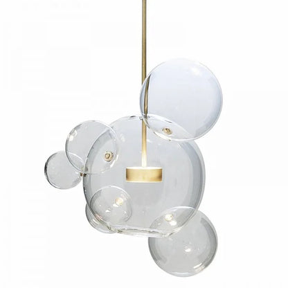 Glowing Round Hanging Light Fixture