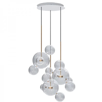 Glowing Round Hanging Light Fixture