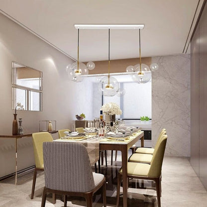 Glowing Round Hanging Light Fixture