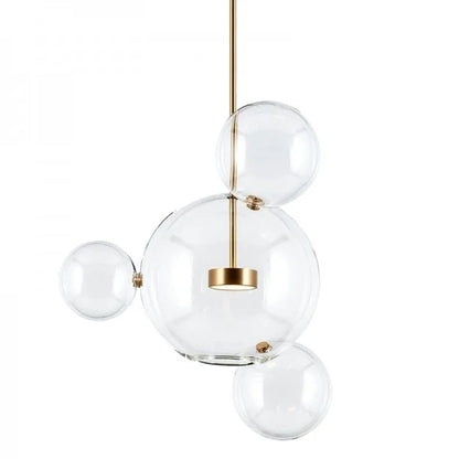 Glowing Round Hanging Light Fixture