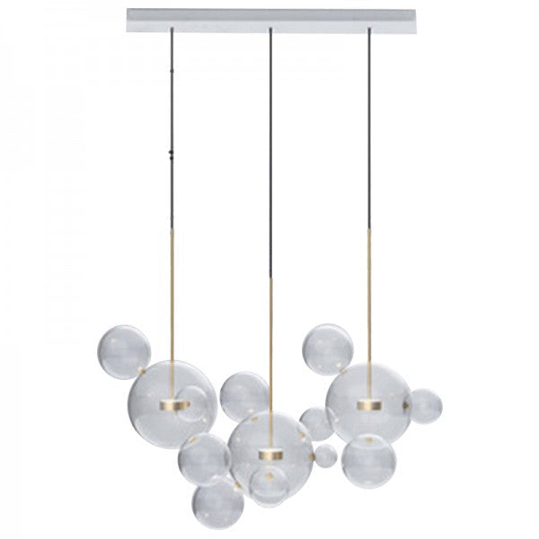Glowing Round Hanging Light Fixture