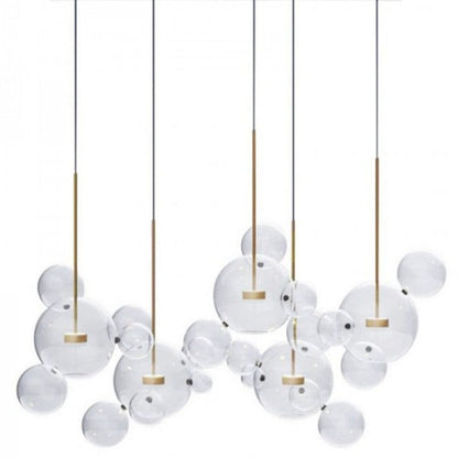 Glowing Round Hanging Light Fixture